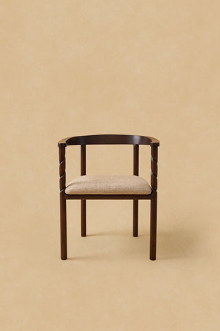 Twisted Dining Arm Chair