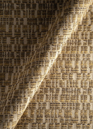 Graphic Linen Jacquard - Rattan